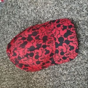 AOP mickey red Adult Hat